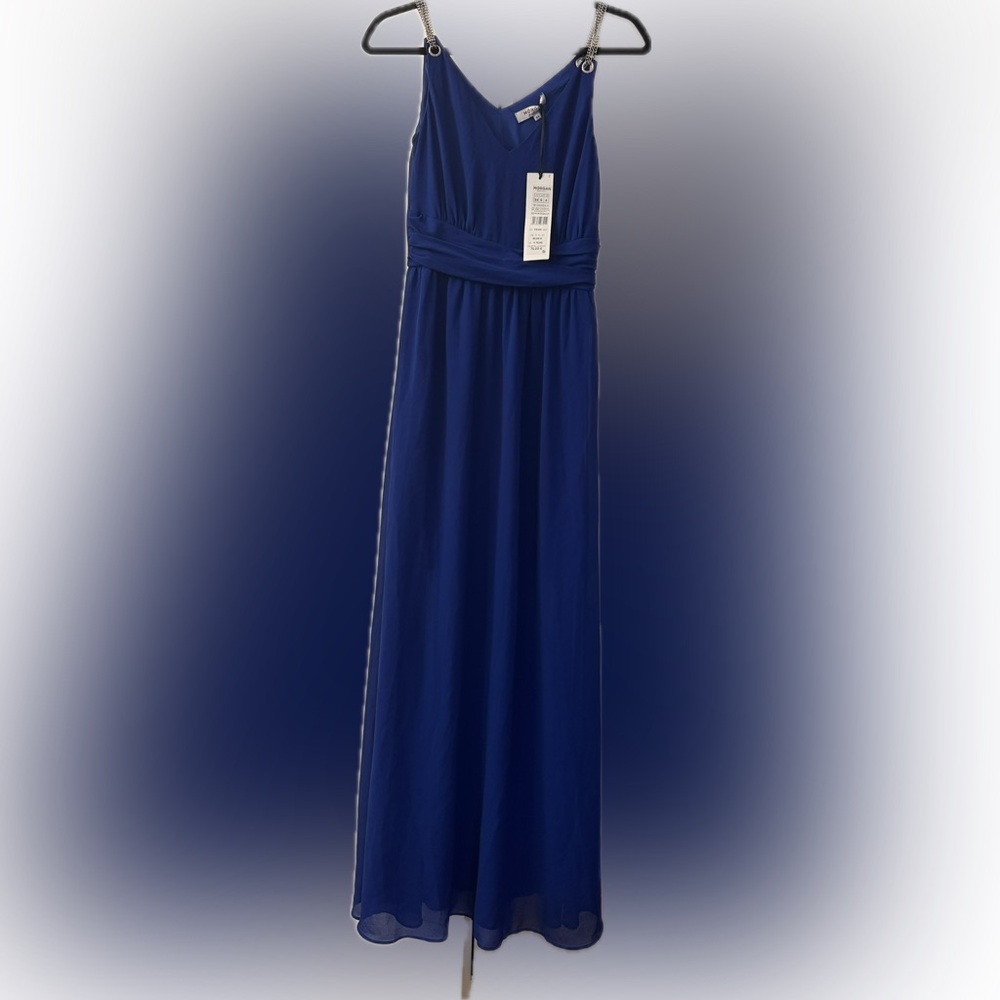BNWT Elegant Blue Morgan Maxi Skirt Size 34